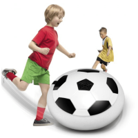 ของเล่นเด็ก AIR SOCCER ลูกฟุตบอล Hover Air สำหรับเล่นในบ้าน ทำงานด้วยการดูดอากาศเข้าไปเพื่อให้ลูกบอลลอยตัว [010]