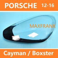 ไฟหน้า​ /เลนส์ไฟหน้า/ไฟหน้าสําหรับ/ไฟท้าย Porsche Cayman 981 Boxster 12-16  HEADLAMP COVER  HEADLIGHT COVER  LENS HEAD LAMP COVER