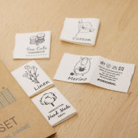 20PCSlot Washable Cotton Cloth Labels Tags For Clothing Hats Sewing Handmade Appliques DIY Crafts Supplies