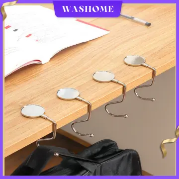 Portable Foldable Handbag Purse Holder Hook Hanger Table Edge Hanging Hooks  for Handbag Decoration Women Bag Organizer - AliExpress