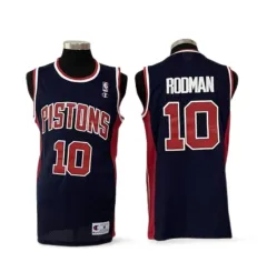 NBA San Antonio Spurs Dennis Rodman #10 Black Hardwood Classics