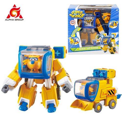 Super Wings Large Robot Suit Jett & Donnie 3 in 1 robot ,vehicle ...