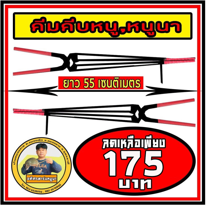 คีมจับหนู-v-3-ยาวกว่าเดิม-อุปกรณ์จับหนู-หนูนา-หนูพุก