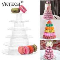 【hot】 5/6 Layer Macarons Display Wedding Fondant Decoration for New