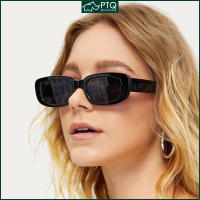 แว่นกันแดด Simple Square Sun Glasses Punk Fashion Sunglasses Small Frame Catwalk Glasses PTQ