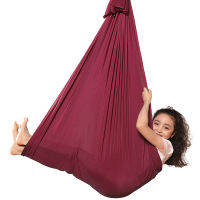 150X280ซม. ชุดเด็ก Home แขวน Swing Seat โยคะฟิตเนส Hammock ไนลอน Elastic Tpy Cuddle Wrap Aerial โยคะอุปกรณ์