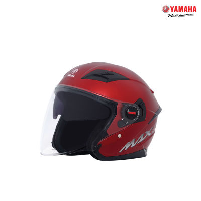 YAMAHA หมวกกันน็อกเต็มใบเปิดหน้า MAX Series (สีแดง/สีดำ/สีเทา/สีน้ำเงิน)