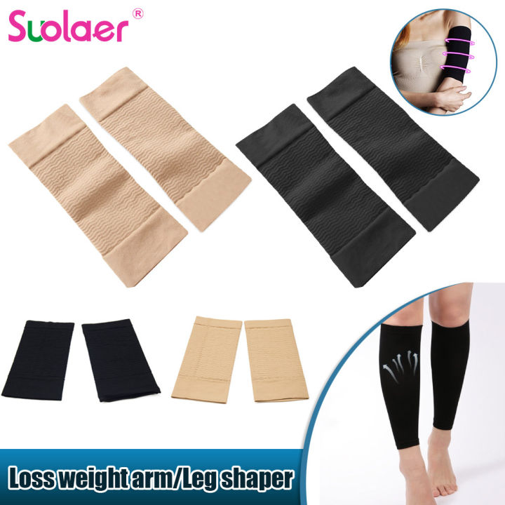 4/2pcs Newest Women Compression Arm Shaper Arm Wraps Weight Loss