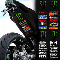 สติ๊กเกอร์ตกแต่งบังโคลนสะท้อนแสง Monster MOTUL OHLINS HRC Decal Waterproof Motorcycle Stickers