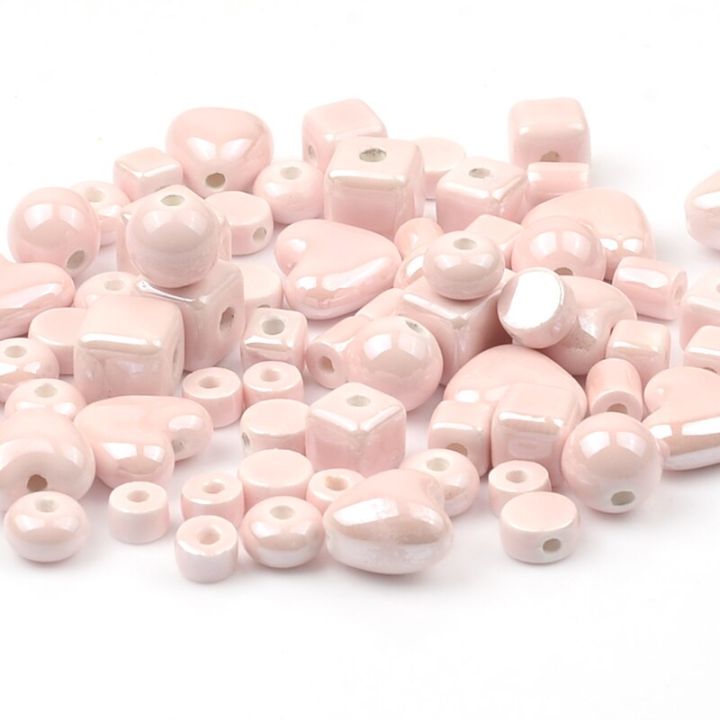 wholesale-light-pink-series-pure-color-ceramic-beads-handmade-porcelain-beads-for-jewelry-making-diy-bracelet-accessories-diy-accessories-and-others