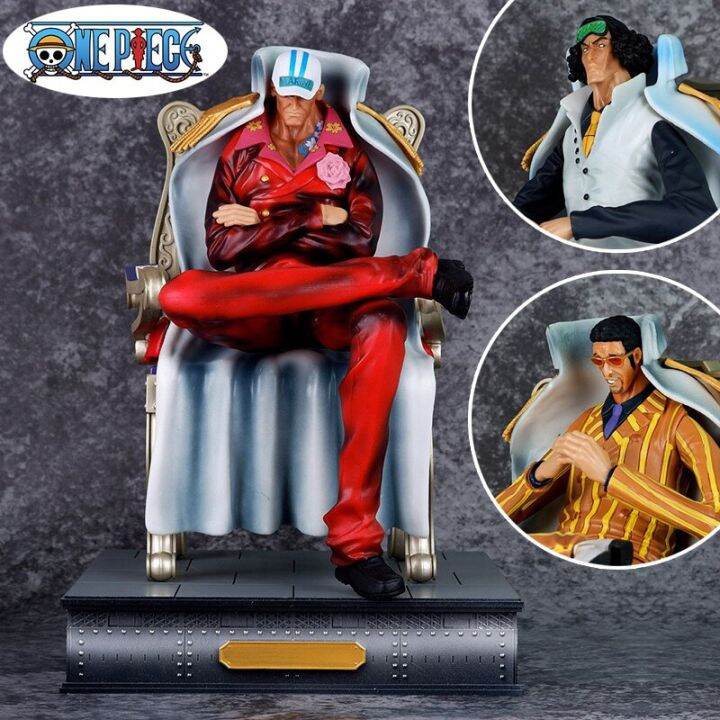 One Piece Admirals Kizaru Akainu Aokiji 29Cm Figure Pvc Statue Anime