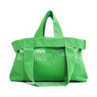 [เติมสต็อกสีใหม่ 20/09???]DOWNTOWN.TH Institution totebag | กระเป๋าผ้า ถุงผ้า DOWNTOWN สีเขียว