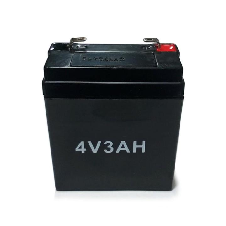 สินค้ามาใหม่-gift-แบตเตอรี่แห้ง-4v-3a-sealed-lead-acid-battery-4v-3a-sla-ibright-bt4v3a-ราคาถูกที่สุด-ลดราคา30