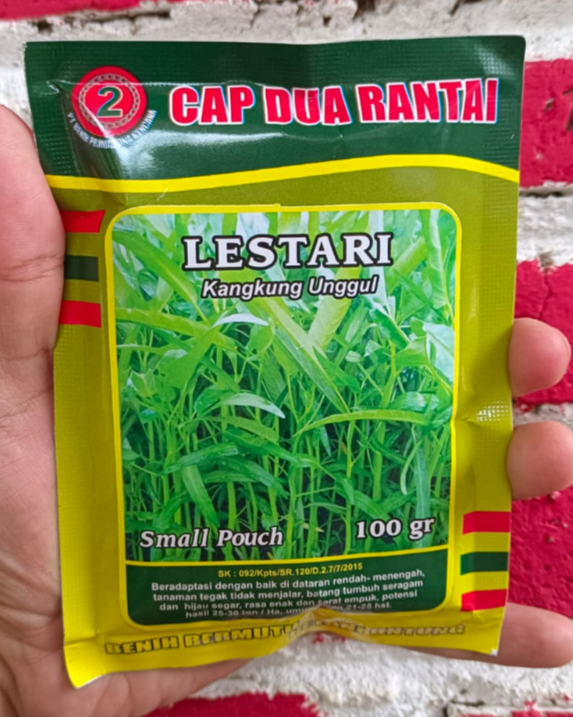 100 Gr Benih Kangkung UNGGUL LESTARI Bibit Kangkung Darat Dan ...