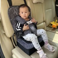 ✺❀ Safety seat 0 to 2 years old baby car child portable heightening artifact strap cushion simple