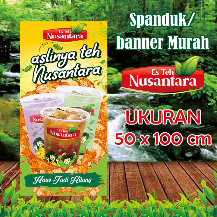 Spanduk Banner Es Teh Nusantara | Lazada Indonesia