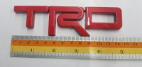 logo Trd งานพลาสติก 12.5cm สีแดง