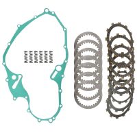 For 06-18 700 700R Clutch Kit Fiber Friction Discs+Springs+Gasket 5TG-16331-00-00 4X7-16325-00-00