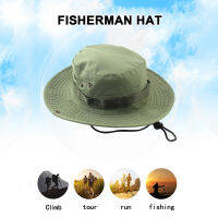 [hot]Fishing Travel Cap Fashion Unisex Round-Rimmed Jungle Cap Breathable Casual Fisherman Hat Leisure Mountaineering Headwear