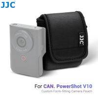 JJC เคสกล้องกระเป๋าสายรัดข้อมือจับกล้องนิ่มสำหรับ Canon Powershot V10กล้องพาดไหล่ปรับได้สายคล้อง Jy12-64คาราบิเนอร์รวมอยู่ด้วย