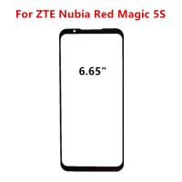 กระจกหน้าสำหรับ ZTE Nubia Red Magic Mars 3 3S 5G 5S 5S หน้าจอแอลซีดีสัมผัสออกที่ปิดแผงซ่อมแซมชิ้นส่วน + OCA