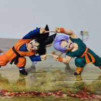 ZHUJI Z Gotenks ลำต้นรวมร่างกาย กางเกง Gotenks รวมตัวเลข ฟิกเกอร์แอคชั่น โมเดลของเล่นจำลอง คอลเลกชันของเล่นแบบจำลอง 11ซม. ค่ะ ของขวัญวันเกิดเด็ก