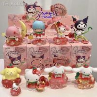 Aolzbiip49h ของแท้SanrioอะนิเมะรูปKuromi Cinnamoroll Kawaii Desktop Pvc Figurineสะสมของเล่นตุ๊กตาของขวัญ