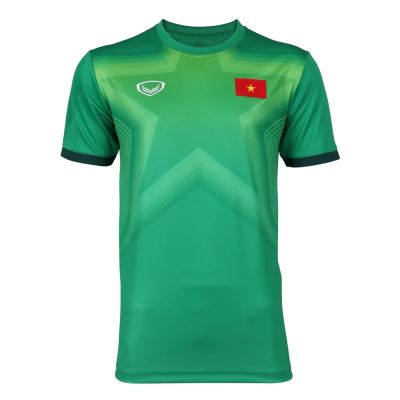 GS เสื้อฟุตบอล ของแท้ ทีมชาติ เวียดนาม GK เกรดนักเตะ สีเขียว เกรด นักกีฬา ของแท้ 2021 ใหม่ป้ายห้อย เสื้อกีฬา Grand Sport