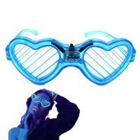 Led Glasses Neon Led Cold Light Glasses 3 Light Modes Cold Light Blinds Glasses For Teens Adult Birthday Party Favors For School