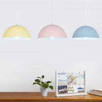 Modern Ceiling Lamps Semicircle Lampshade Aluminum E27 Pendant Lights Restaurant Dining Table Kitchen Decorative Lighting