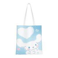 กระเป๋า Tas Jinjing Kanvas Cinnamoroll น่ารักถุงผ้าฝ้ายชอปปิ้ง,กระเป๋าชายหาด,Kado Ulang Tahun | ถุงช้อปปิ้งนำมาใช้ใหม่ในครัว,กระเป๋าหนังสือ