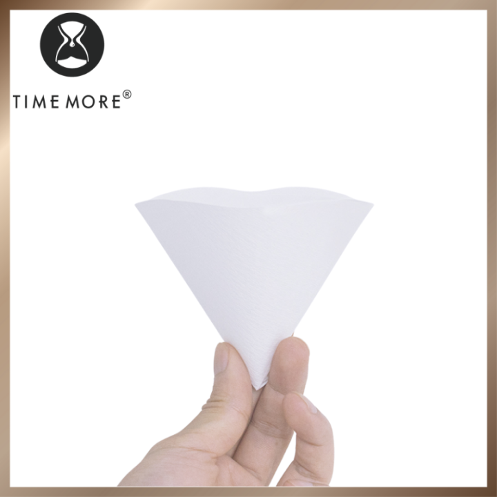 TIMEMORE 𝙈𝙔 100pcs V Shape Filter paper Pour over filter paper V60