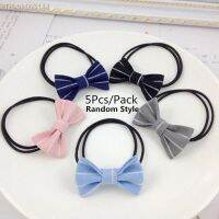 ✖ Lovely Stylish 5Pcs/Pack Bow Elastic Hair Band Random Styles Bowknot Tie Rope Hair Accessories Plaid Floral eadwear Women Girl