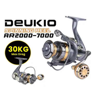 DEUKIO Mini Spinning Reel All Metal 3BB 5.2: 1 Ultralight All