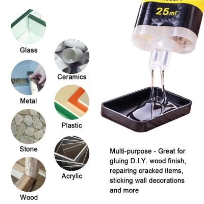 【CW】♙❂  Household Repair Epoxy Glue Extra Caulk Quick-drying Adhesive Metals Glass Plastic Wood