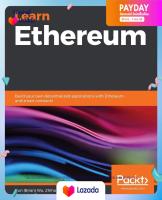 (ใหม่)พร้อมส่ง Learn Ethereum [Paperback]