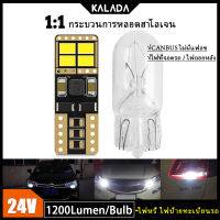 Kalada 1ชิ้น12โวลต์ Canbus 194 168 T10 W5W 3020EMC ไม่มีข้อผิดพลาดไฟด้านข้างรถยนต์หลอดไฟอ่านหนังสือประตูโดมแผนที่อัตโนมัติไฟสัญญาณที่จอดรถโคมไฟแสงวงกว้าง6000K สีขาว