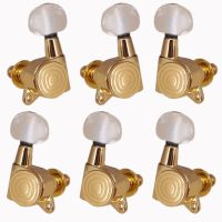 KR-Retro with Lock String Electric Guitar String Button Twisted Back String Lock Wooden Electric Guitar String Button Knob Peg