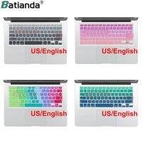 【Xiaohongs keyboard film 】  ไล่โทนสี O Mbre สีสหรัฐเค้าโครงแป้นพิมพ์ปกซิลิโคนผิวสำหรับ MacBook Pro 13 Quot; 15 Quot; 17 Quot; Retina Amp; อากาศเก่า13.3นิ้ว A1466