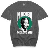 2023Newใหม่มาถึงชายเสื้อยืดฤดูร้อน NELSON MANDELA Tribute ชายเสื้อ T ชายฤดูร้อนชายผ้าฝ้าย Tee เสื้อขนาดใหญ่ขนาด