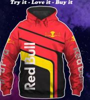 （ALL IN STOCK XZX）  Hoodie 3D Teem All Over Printed For Gift Full Size Red Bull  03  (Free customized name logo for private chat, can be changed with or without zipper)