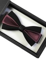 High-end ZARAˉ Bowknot suit mens French bow tie wedding high-end wedding groom groomsmen black tie mens annual meeting jk shirt