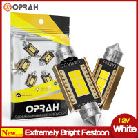 ✅Oprah ไฟเก๋งขั้วฟิว 31mm สว่างตาแตก สีขาว LED C5W เคลือบเซรามิก ไฟสว่างนวลไม่แสบตาไฟโดมไฟอ่านหนังสือ ไฟห้องโดยสาร ไฟหัวเก๋งไฟส่องป้ายทะเบียน กระจายแสง