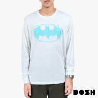 DOSH UNISEX T-SHIRTS  BATMAN เสื้อยืดคอกลมแขนยาว ผู้ชาย-ผู้หญิง FBMT5327-OW