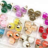 10pcs 21x16mm Magic Ball Transparent Glass Beads Transparent Pendant for Christmas Decoration