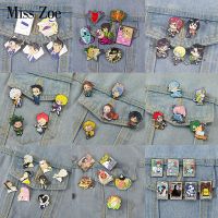 ✳❀  Anime Collection Enamel Pins Set Custom Cartoon Brooch Lapel Badge JOJO Bojji Nezuko SK∞ Jewelry for Fans