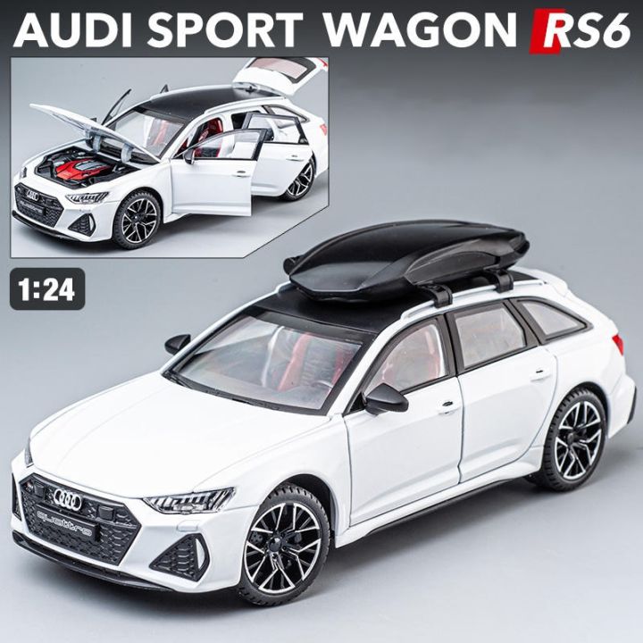 1-24รถ-audi-rs6ดัดแปลง-dtm-โมเดลรถโลหะผสมรถรถของเล่นโลหะสำหรับเด็กผู้ชายดัดแปลงของเล่นของขวัญของสะสม