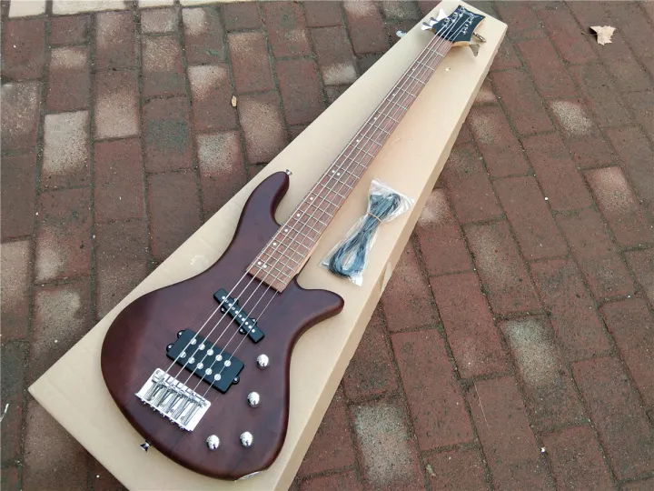 New 5 Strings Electric Bass Guitar,Elm Body&24 Frets Rosewood