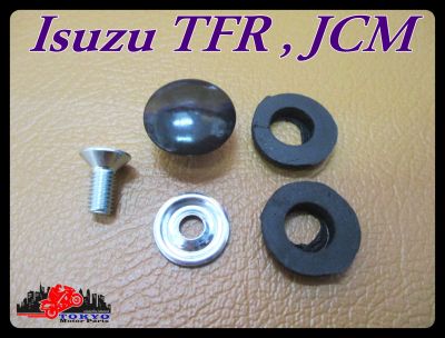 ISUZU TFR ISUZU JCM CAP BUTTON SET "BLACK" (220) // กระดุมแค็บ สีดำ สินค้าคุณภาพดี