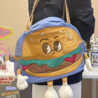 Womens Shopping Bags Canvas Commuter Shopper Vest Bag Cotton Cloth hamburger Handbags Tote Bag